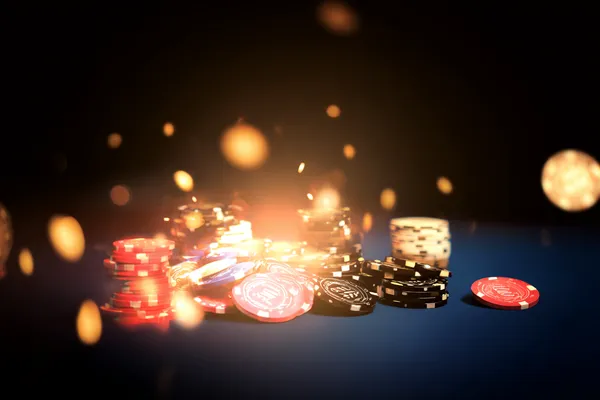 A dramatic shot of winning sevens landing on a slot reel surrounded by shining gold coins, symbolizing big wins.
